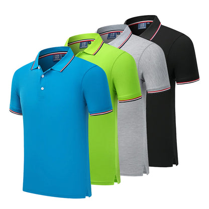 Pure Color Polo Shirt