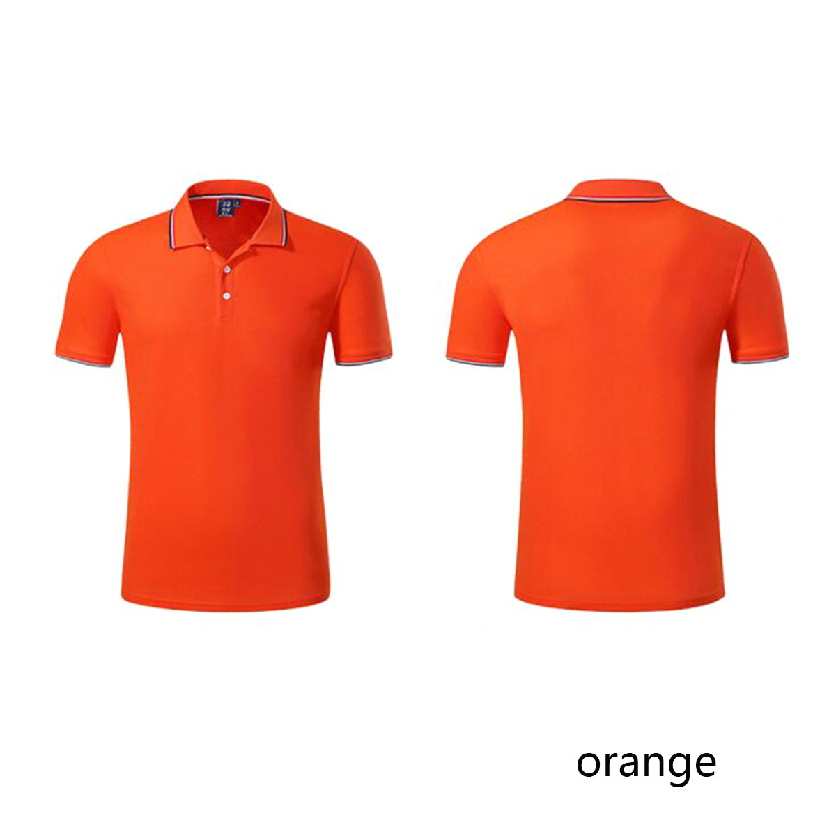 Pure Color Polo Shirt